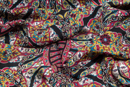 Abstract Silk Crepe De Chine - Prime Fabrics