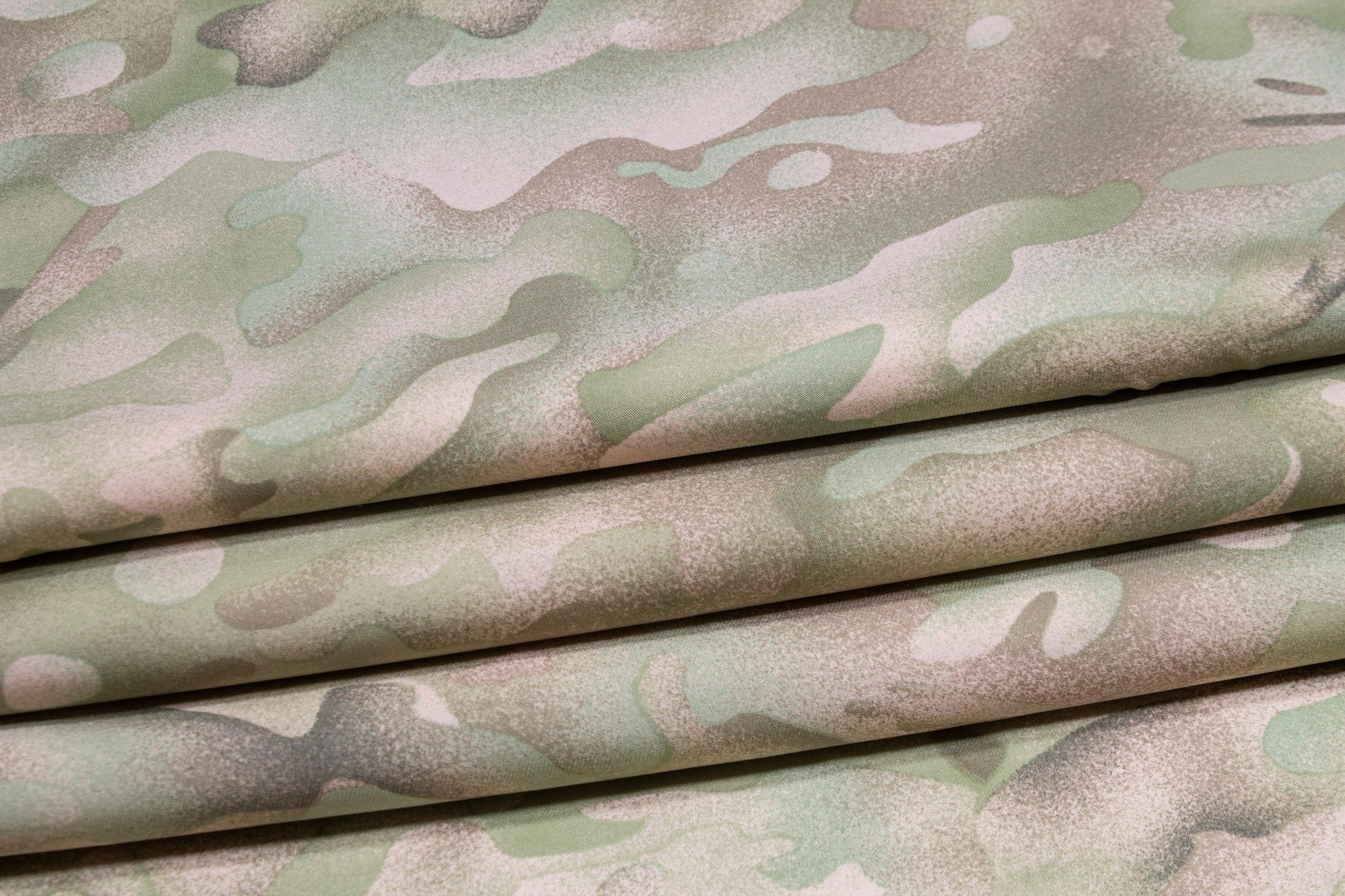 Camo Print Silk Crepe De Chine - Prime Fabrics