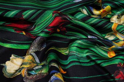 Roberto Cavalli - Heavy Viscose Charmeuse Panel - Prime Fabrics