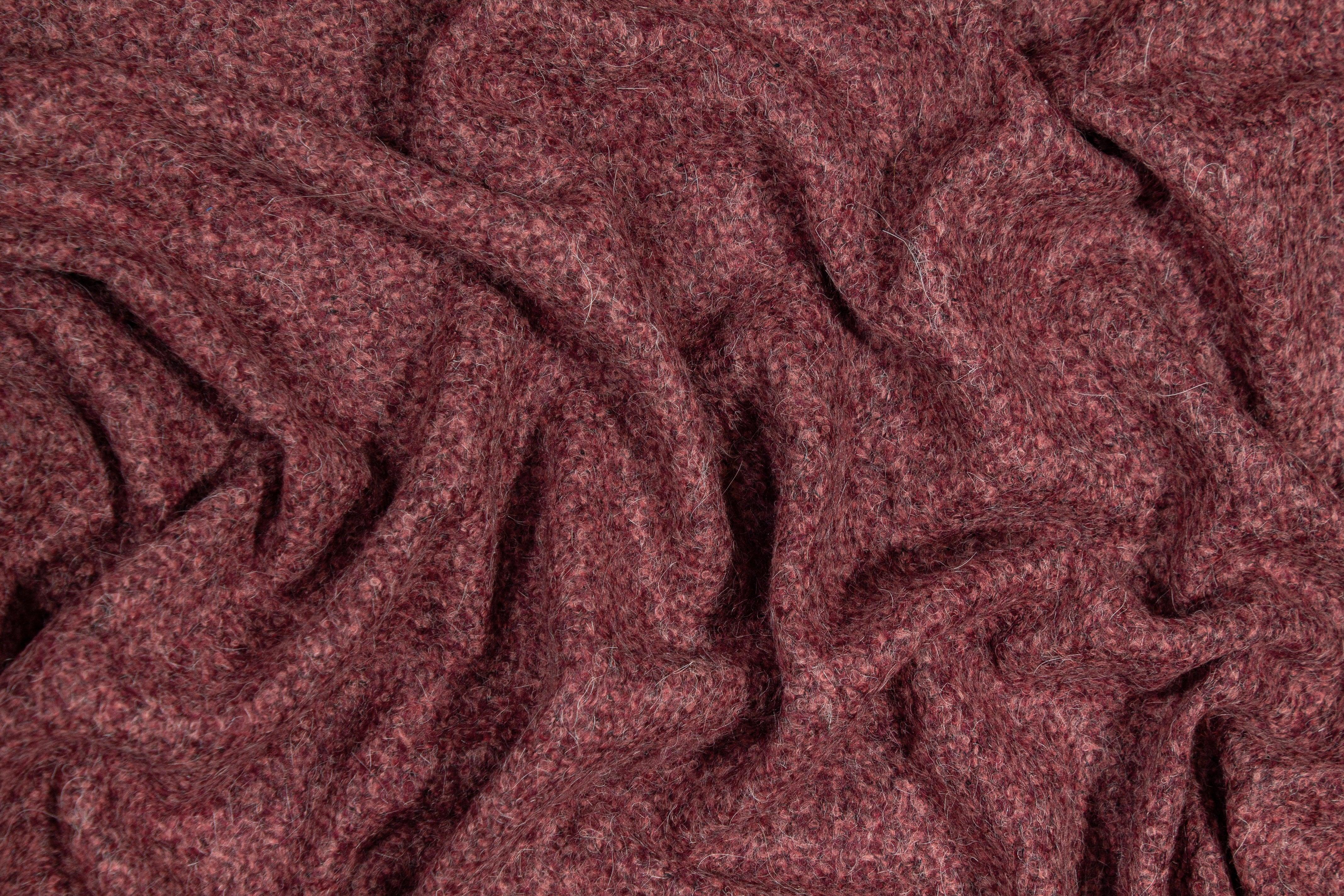 Brick Red Italian Wool Coating - Prime Fabrics