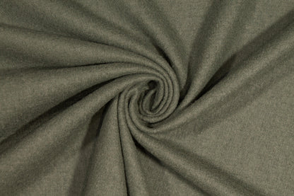 Green Italian Wool Tweed Coating - Prime Fabrics