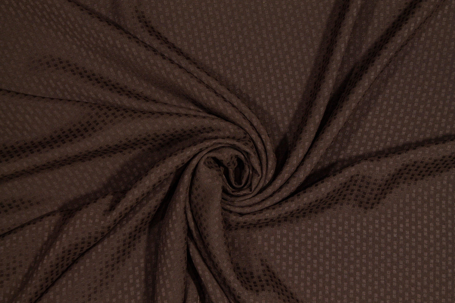 Segmented Stripe Silk Georgette - Brown - Prime Fabrics