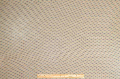 Polka Dot Silk Chiffon - Beige and Navy - Prime Fabrics