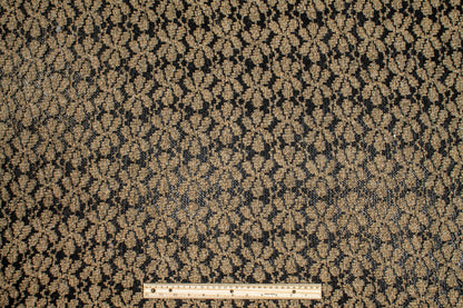 Brown and Black Polyester Wool Jersey Knit - Prime Fabrics