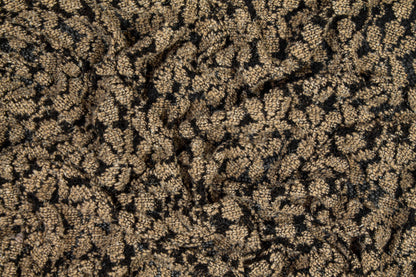 Brown and Black Polyester Wool Jersey Knit - Prime Fabrics