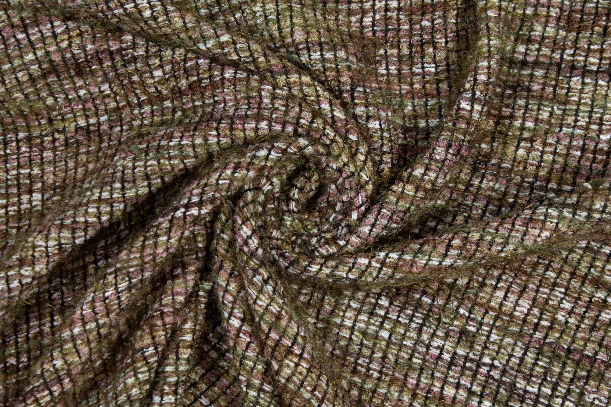 Green Poly Wool Knit - Prime Fabrics