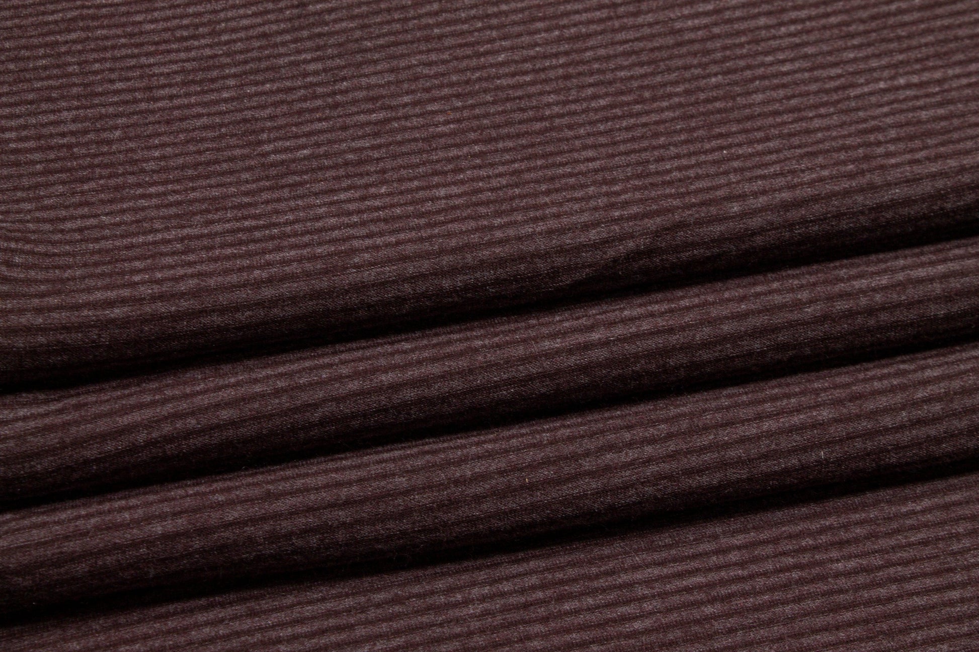 Purple Striped Wool Jersey - Prime Fabrics