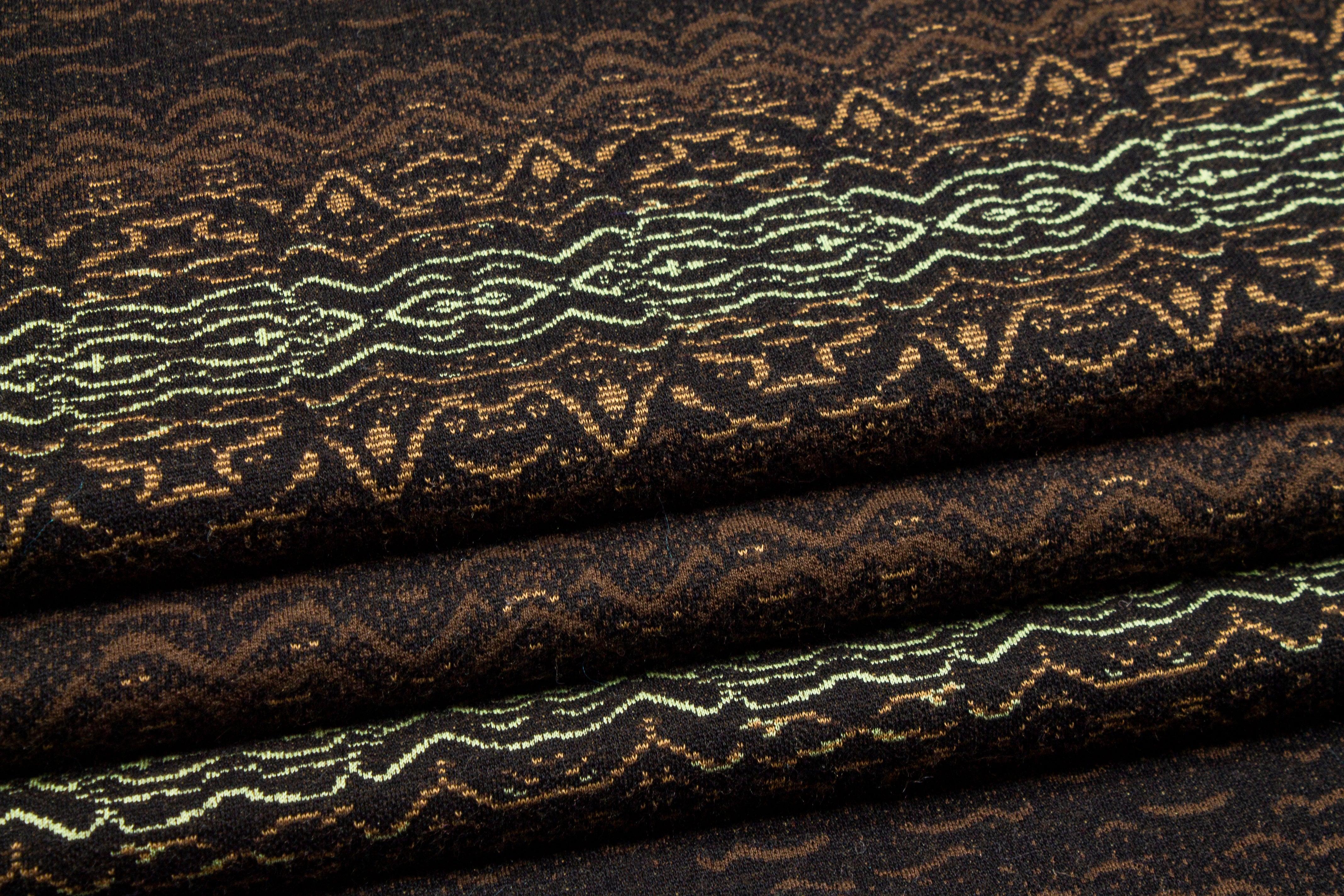 Abstract Wool Jersey - Prime Fabrics