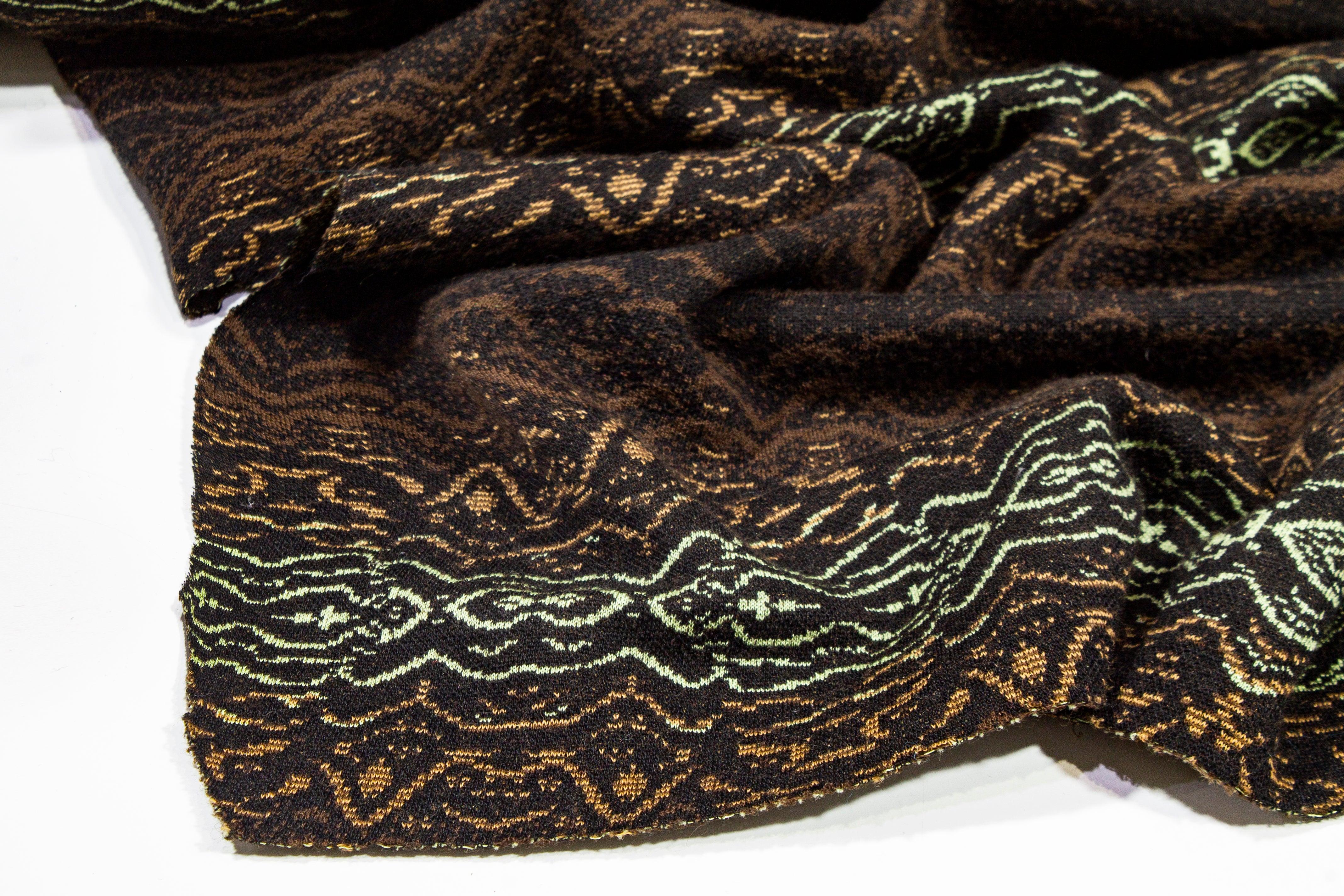 Abstract Wool Jersey - Prime Fabrics