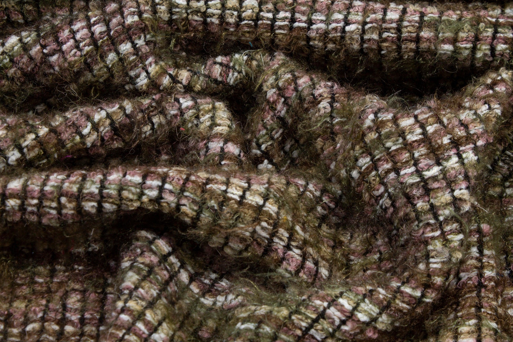 Green Poly Wool Knit - Prime Fabrics