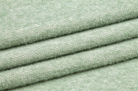 Mint Green Wool Jersey Knit - Prime Fabrics