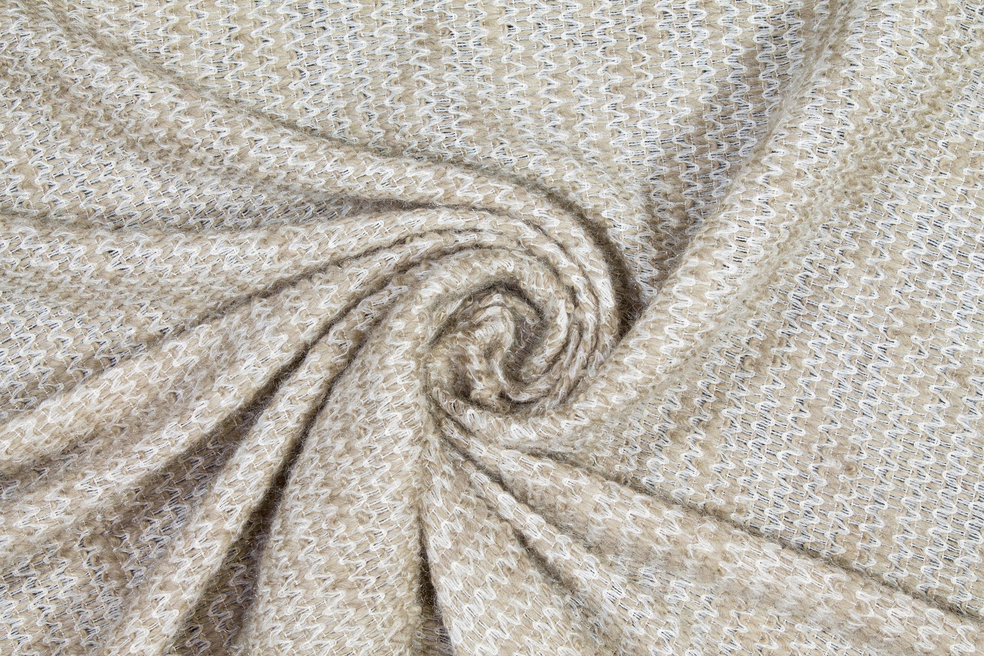Off White Wool Knit - Prime Fabrics