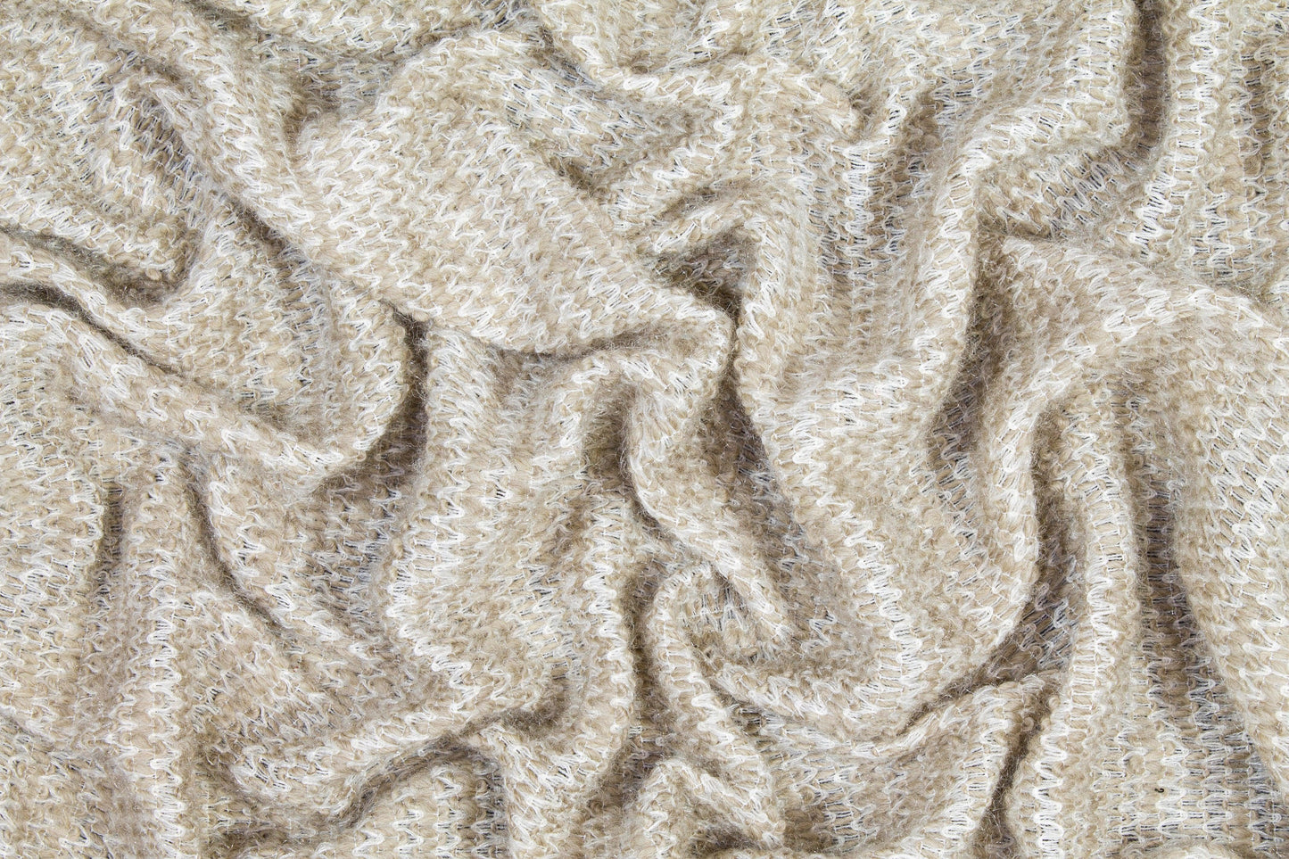 Off White Wool Knit - Prime Fabrics