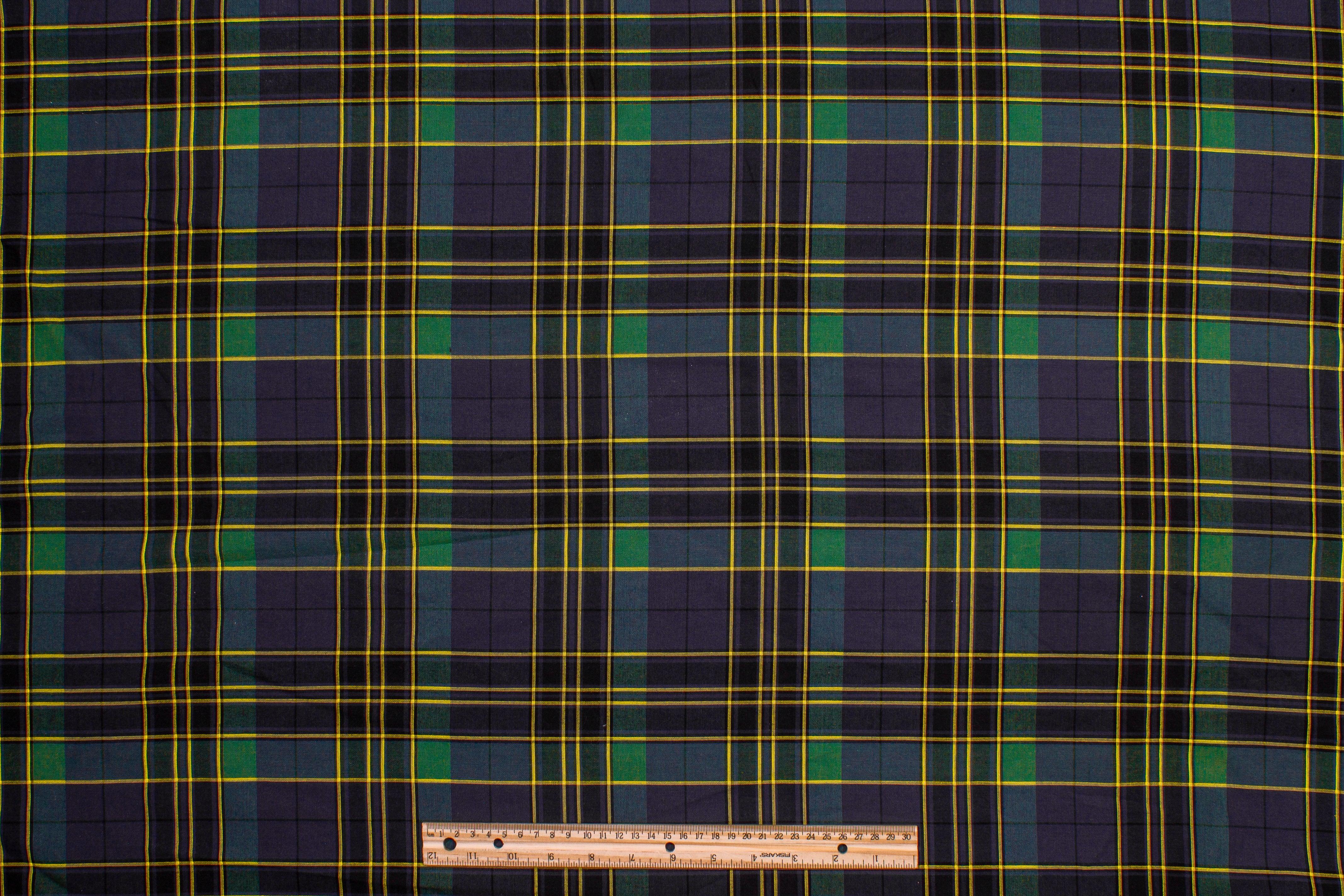 Plaid Cotton Voile - Multicolor - Prime Fabrics