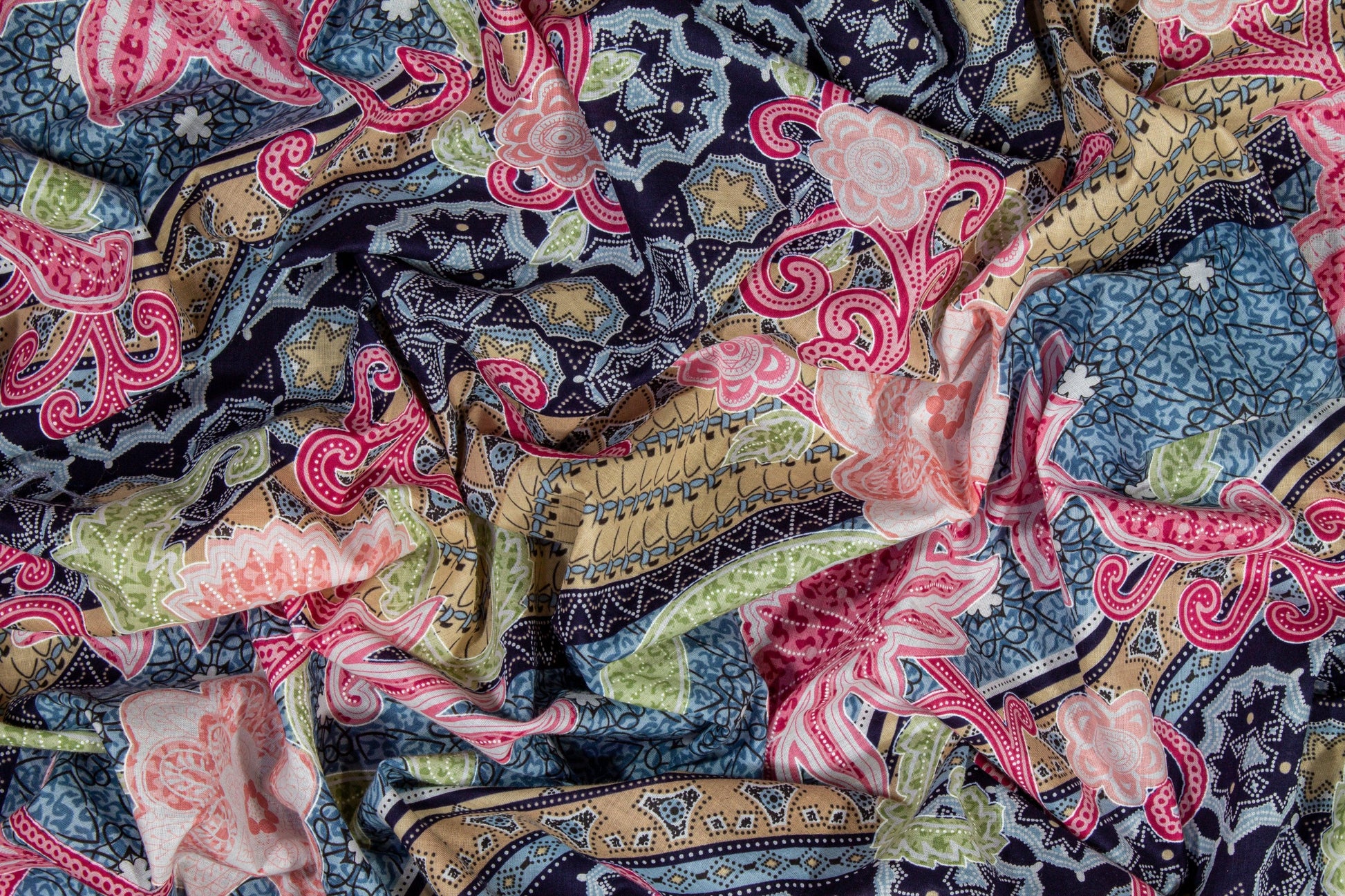 Multicolor Cotton Voile - Prime Fabrics