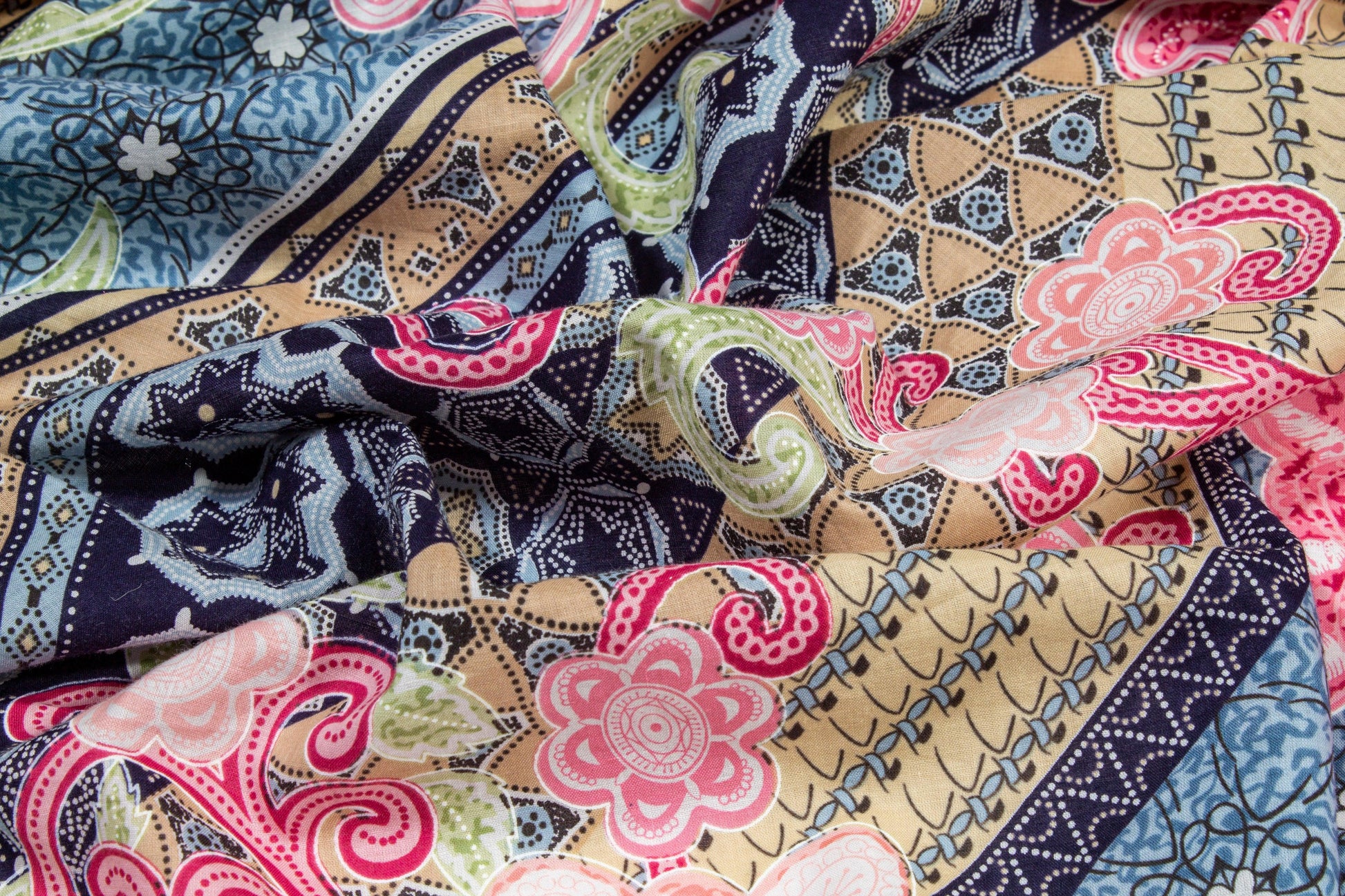 Multicolor Cotton Voile - Prime Fabrics