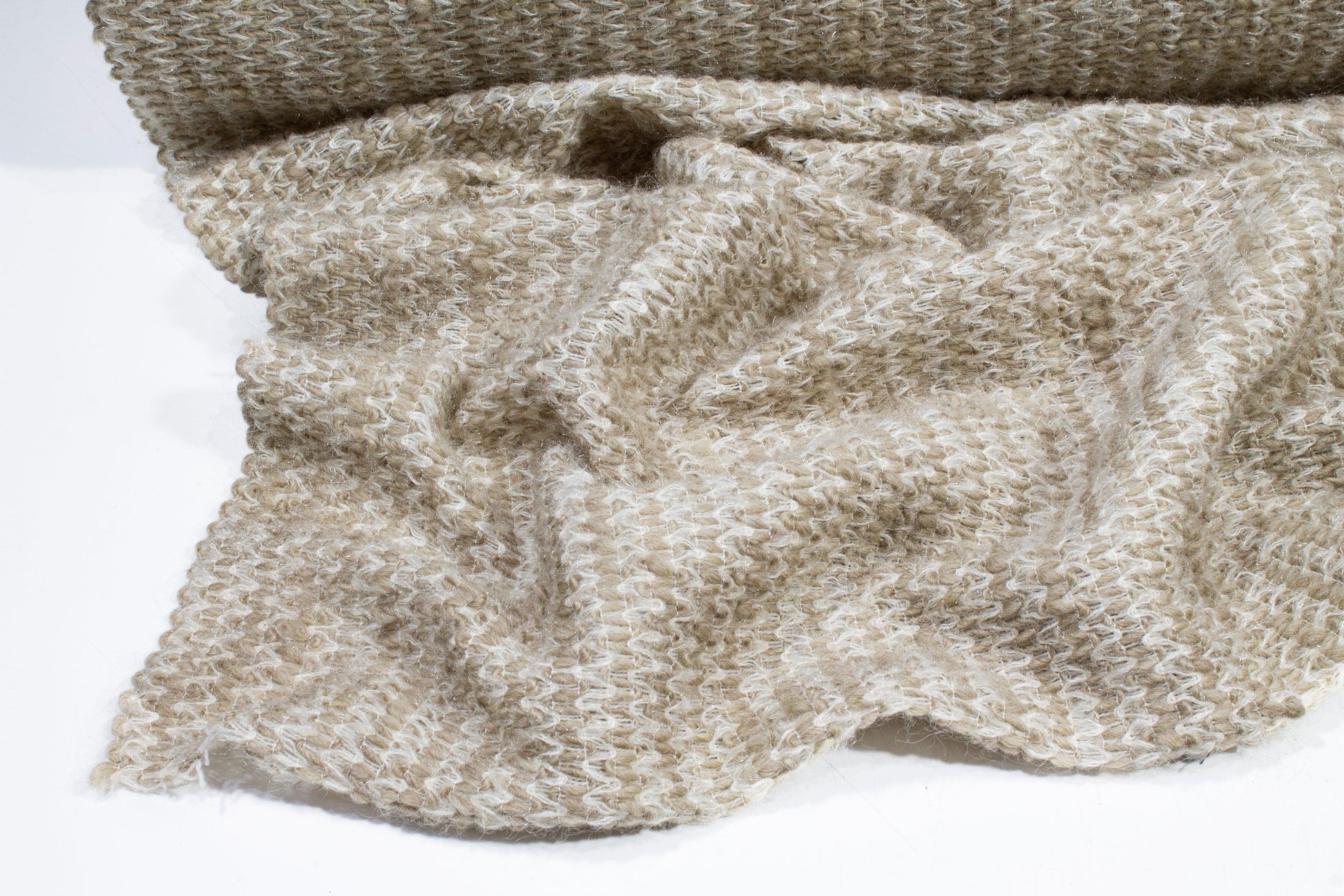 Off White Wool Knit - Prime Fabrics