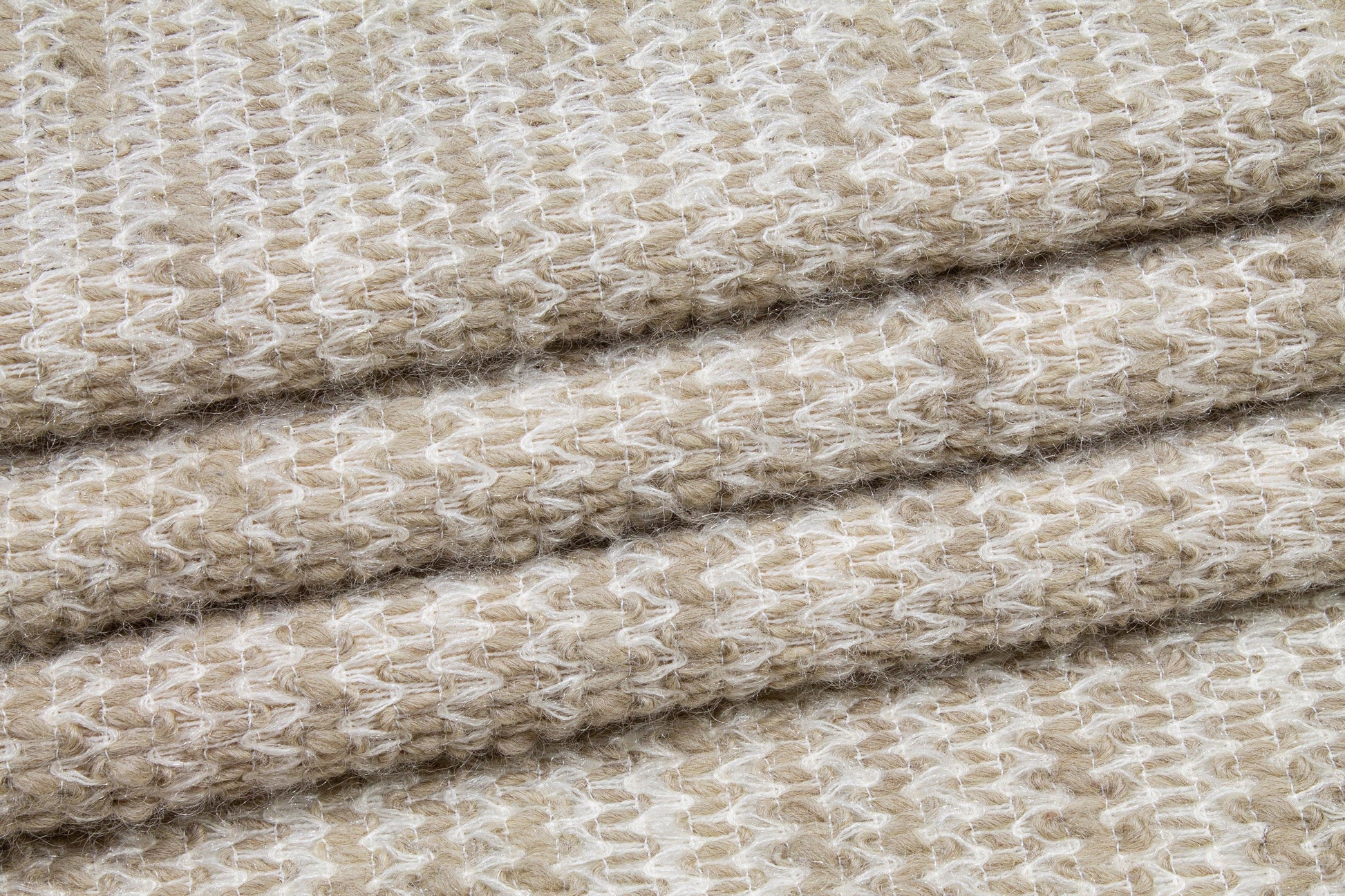 Off White Wool Knit - Prime Fabrics