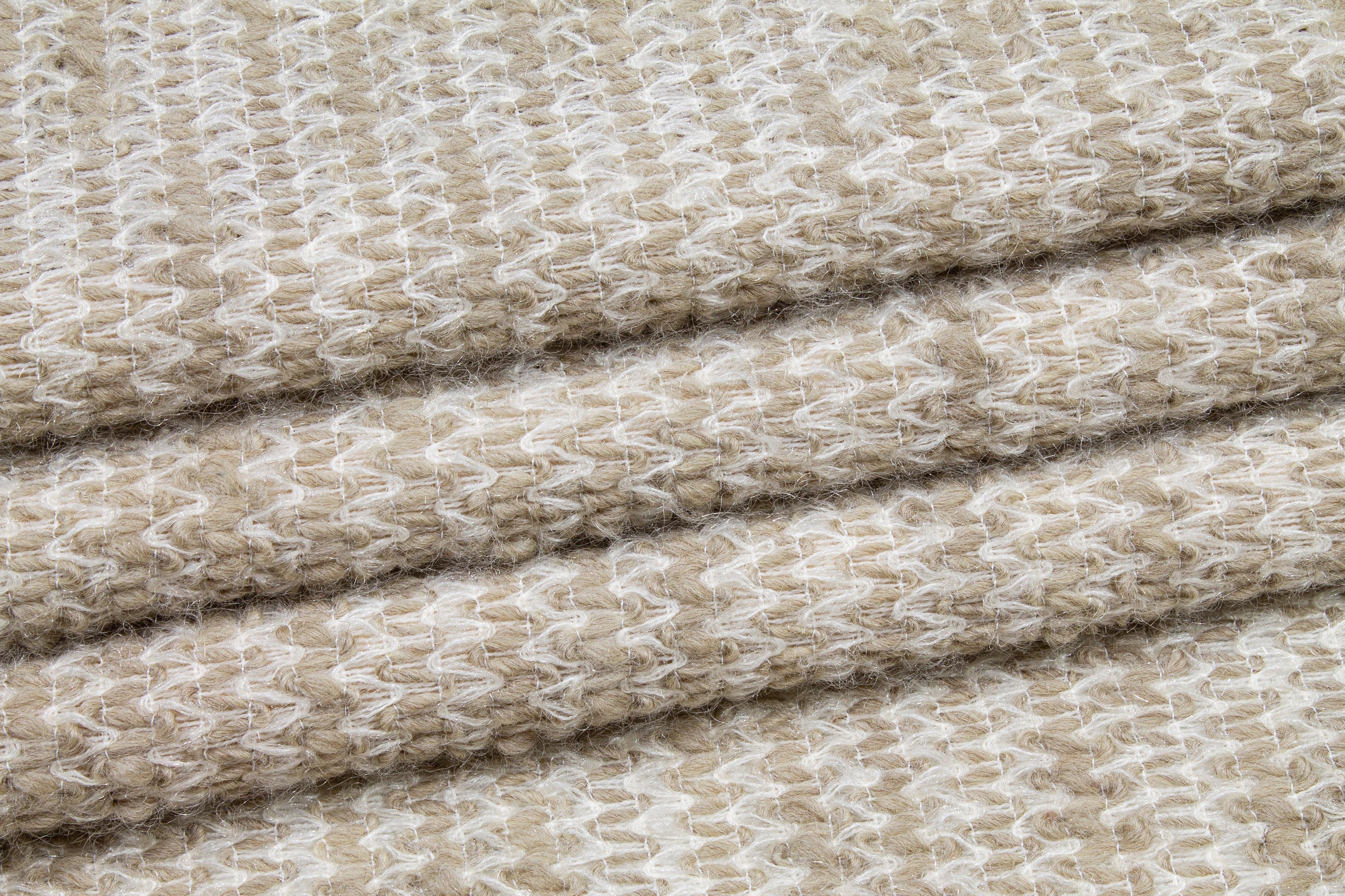 Off White Wool Knit - Prime Fabrics