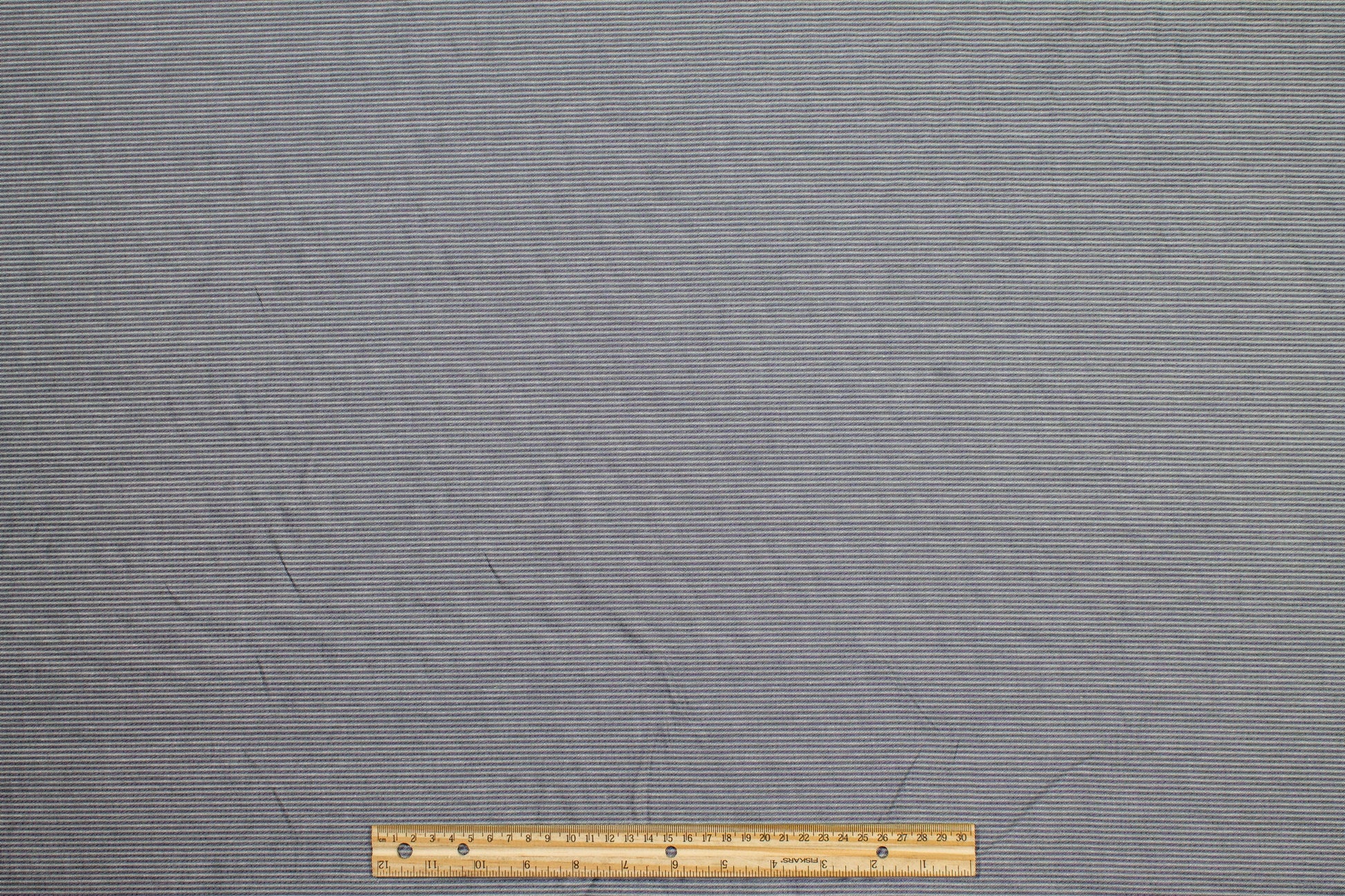 Striped Cotton Shirting - Gray - Prime Fabrics