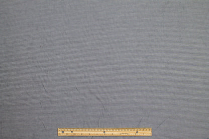 Striped Cotton Shirting - Gray - Prime Fabrics