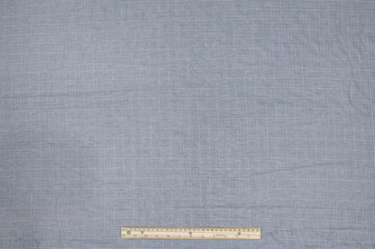 Glen Check Cotton Shirting - Gray - Prime Fabrics