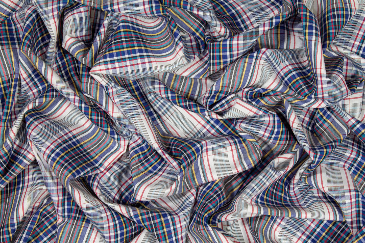 Plaid Cotton Voile Shirting - Multicolor - Prime Fabrics