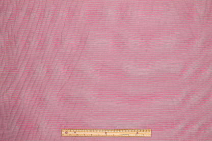 Striped Cotton Voile - Pink - Prime Fabrics