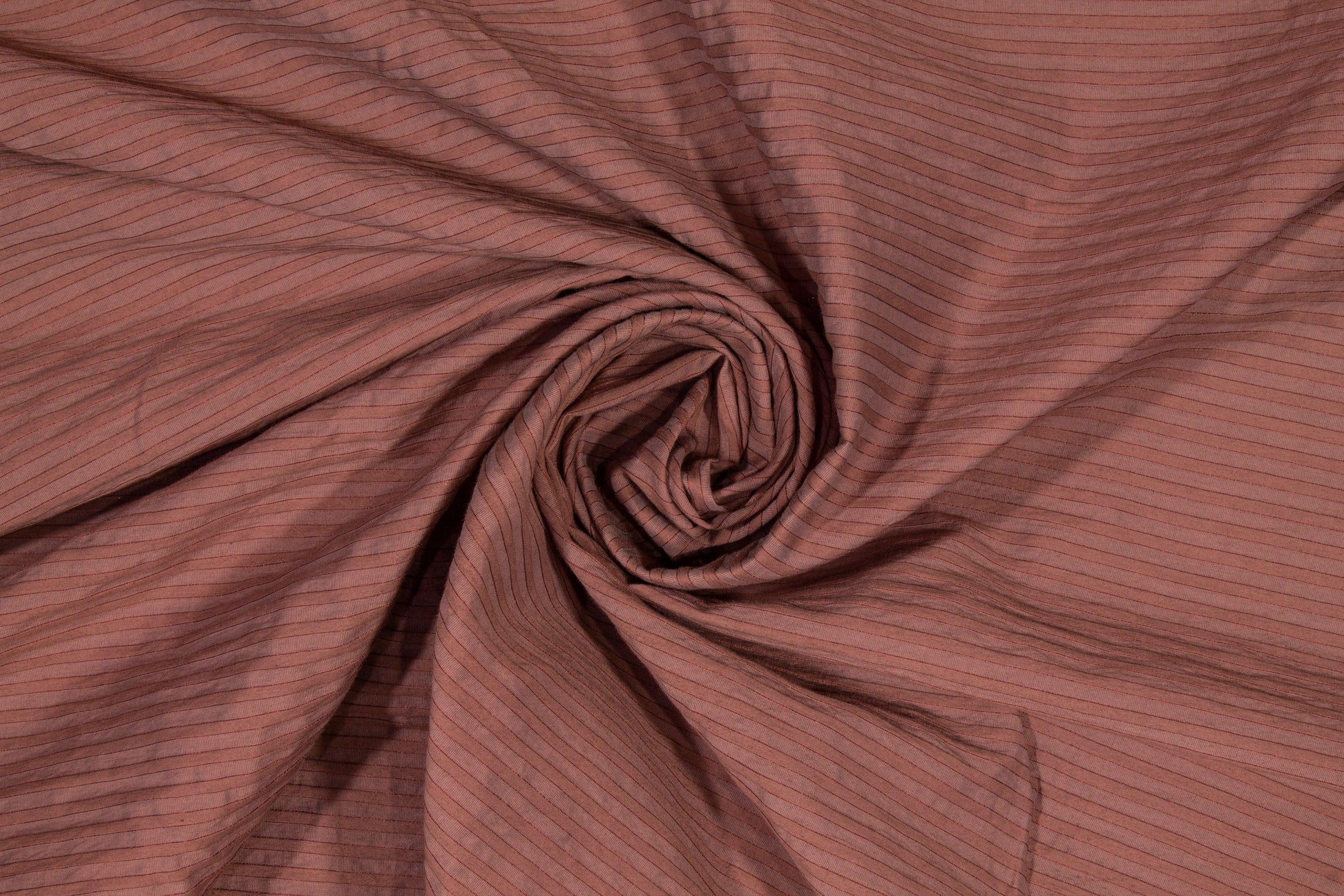 Striped Cotton Voile Burnout - Mauve - Prime Fabrics
