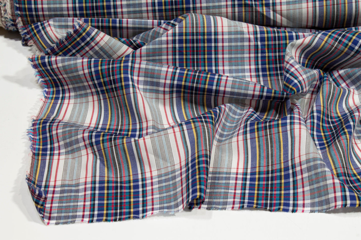Plaid Cotton Voile Shirting - Multicolor - Prime Fabrics