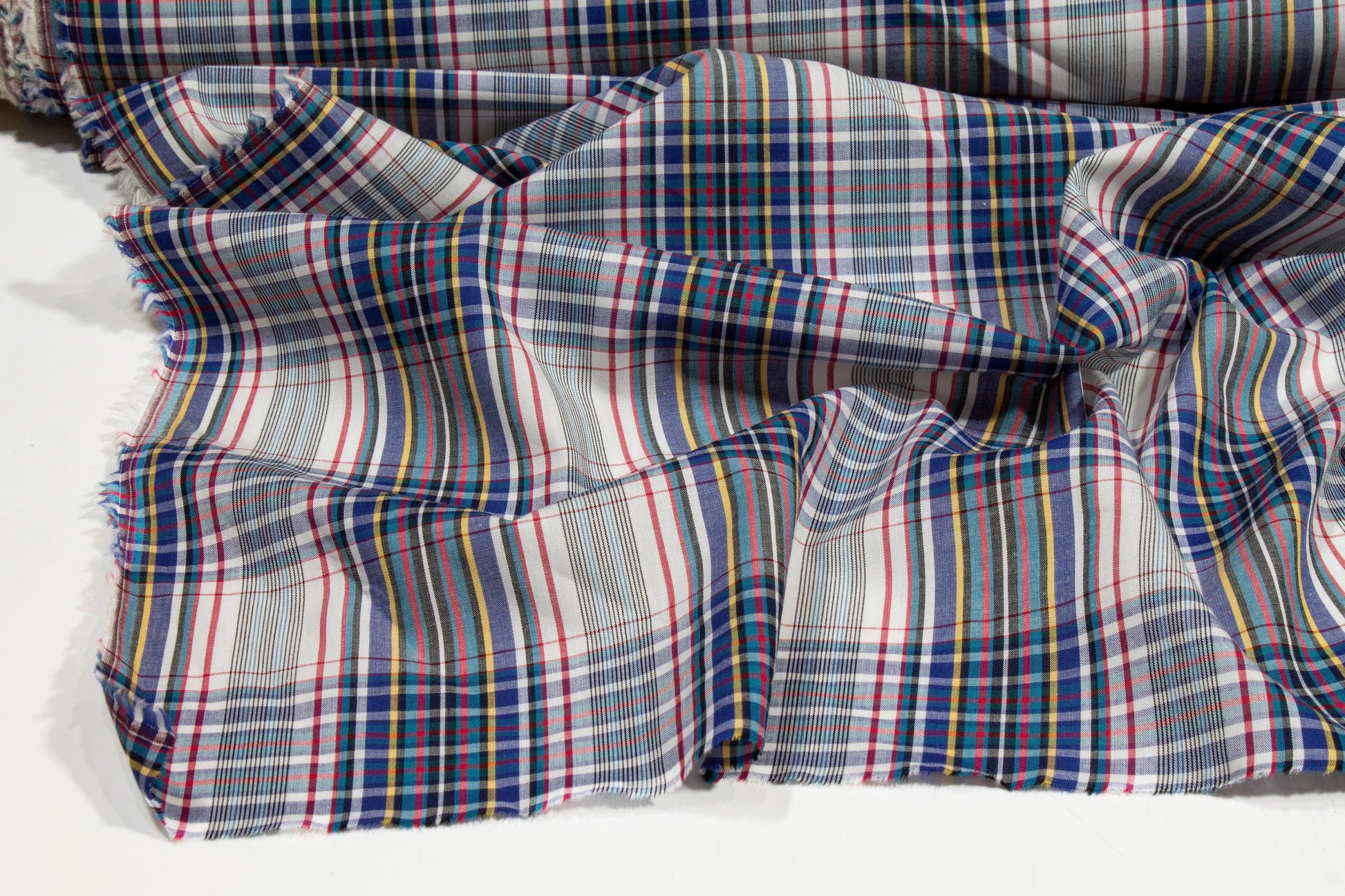 Plaid Cotton Voile Shirting - Multicolor - Prime Fabrics