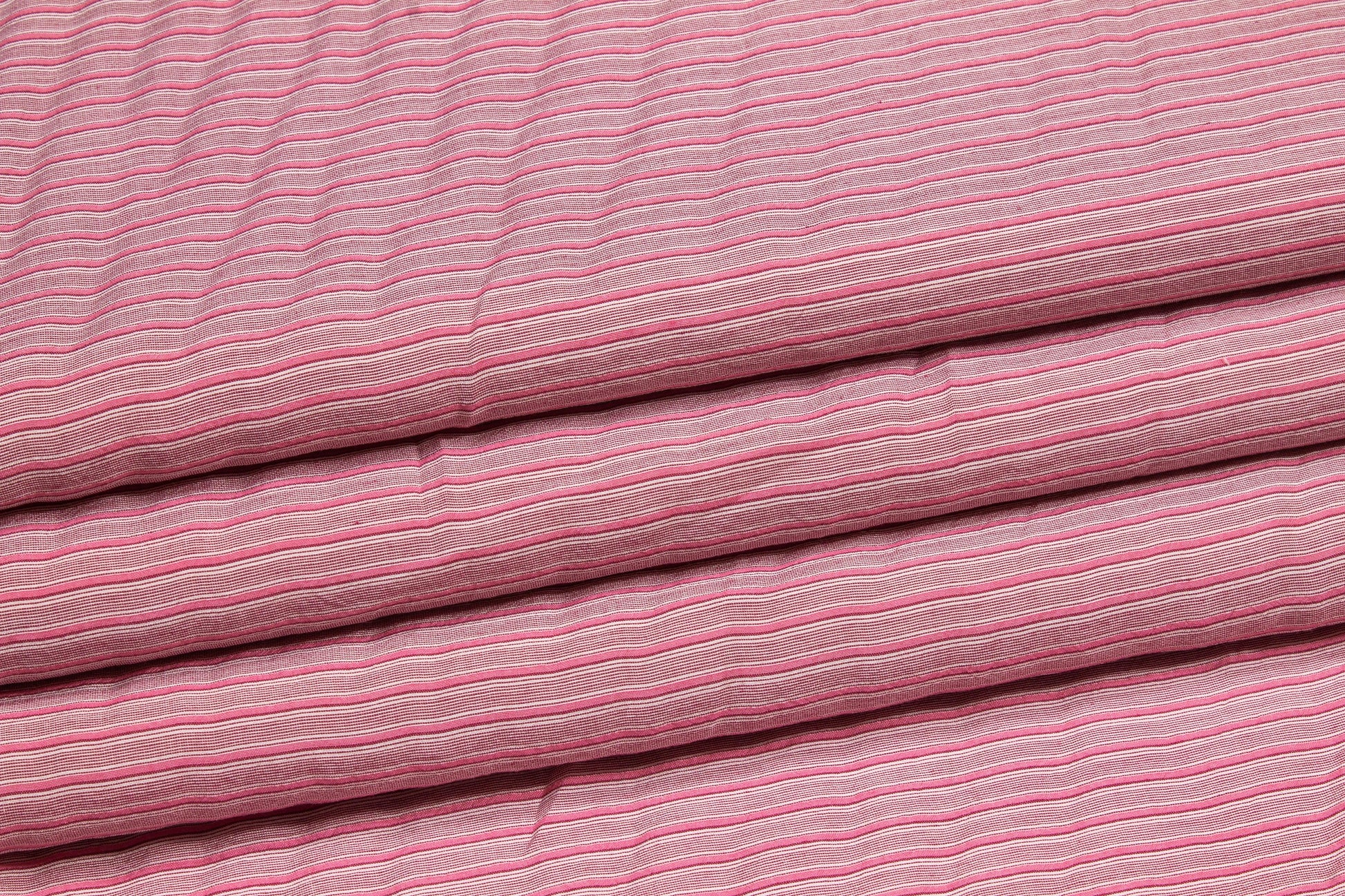 Striped Cotton Voile - Pink - Prime Fabrics