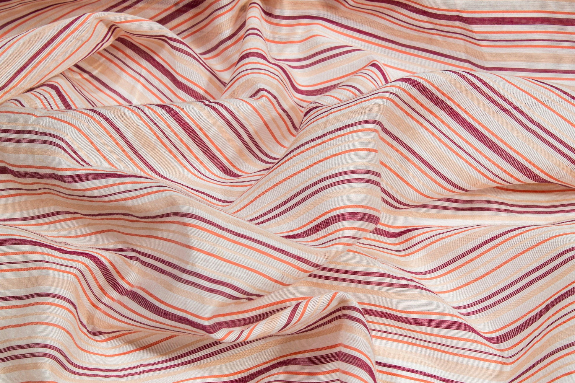 Striped Cotton Voile - Pink - Prime Fabrics
