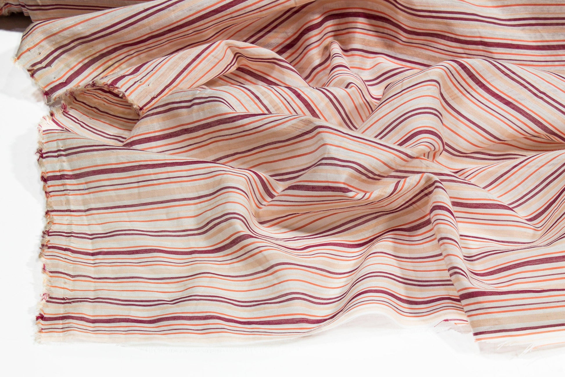Striped Cotton Voile - Pink - Prime Fabrics