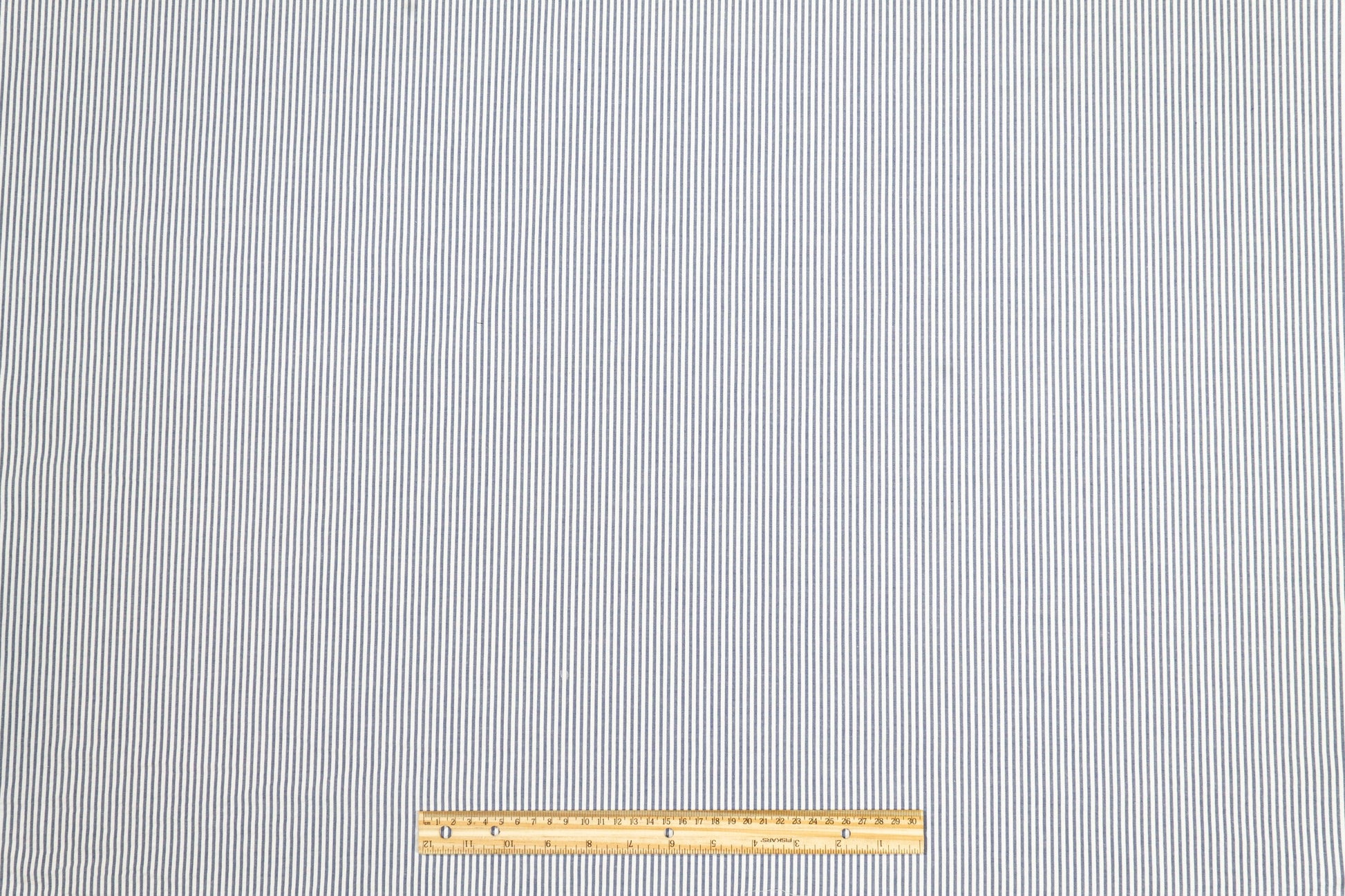 Striped Seersucker Cotton - Blue and White - Prime Fabrics