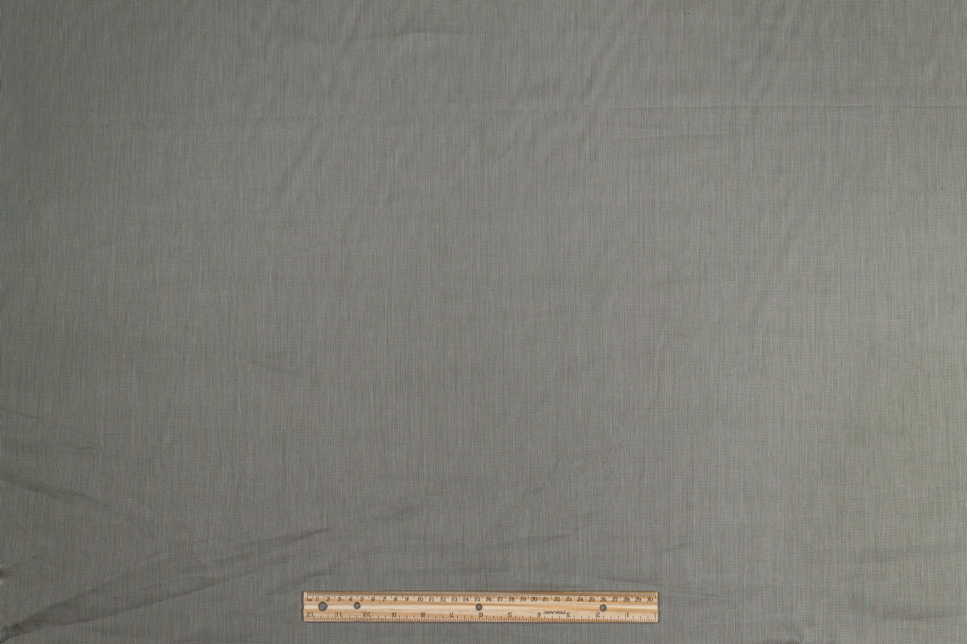 Pin Striped Cotton Shirting - Khaki Green - Prime Fabrics