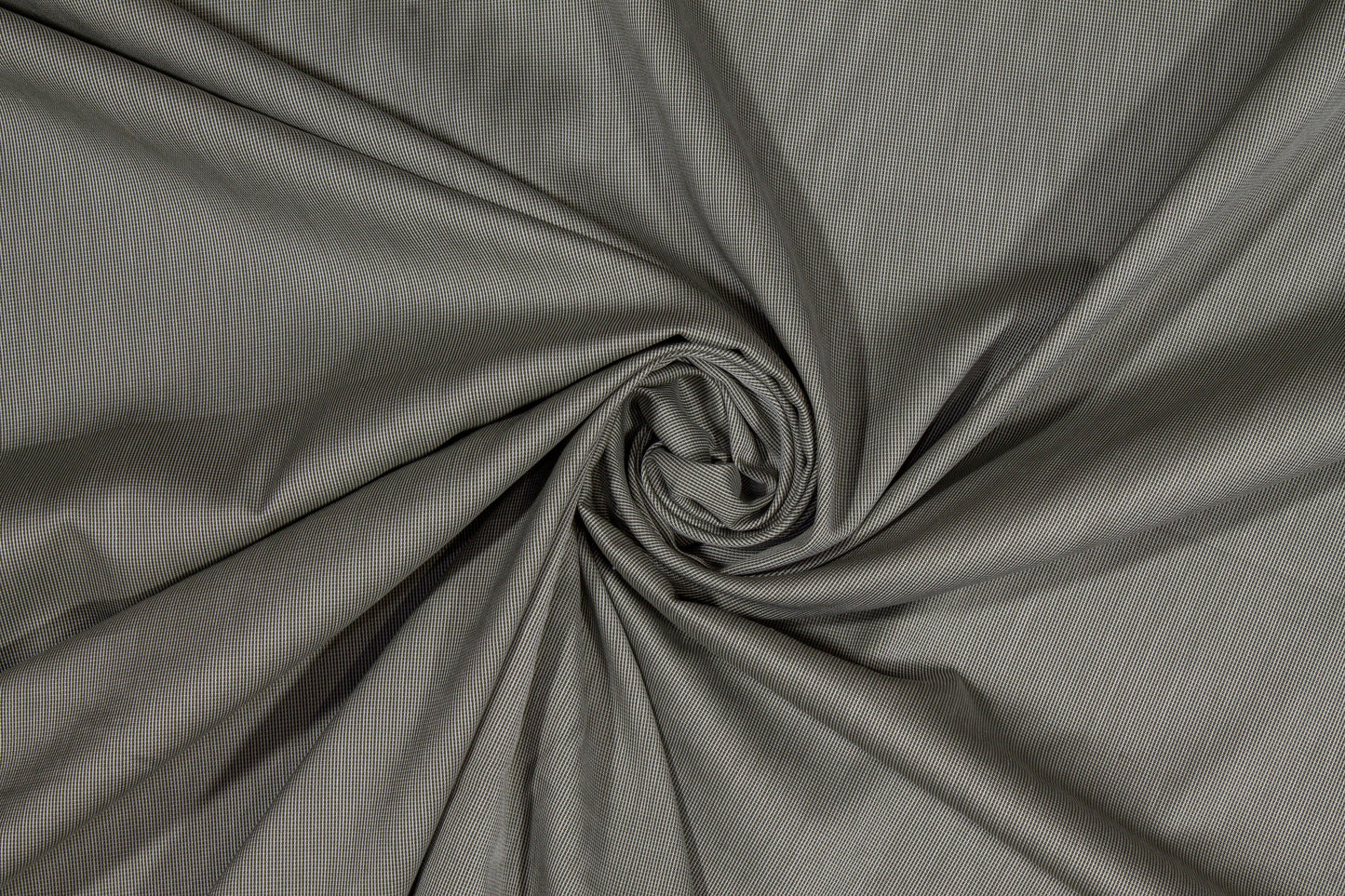 Pin Striped Cotton Shirting - Khaki Green - Prime Fabrics