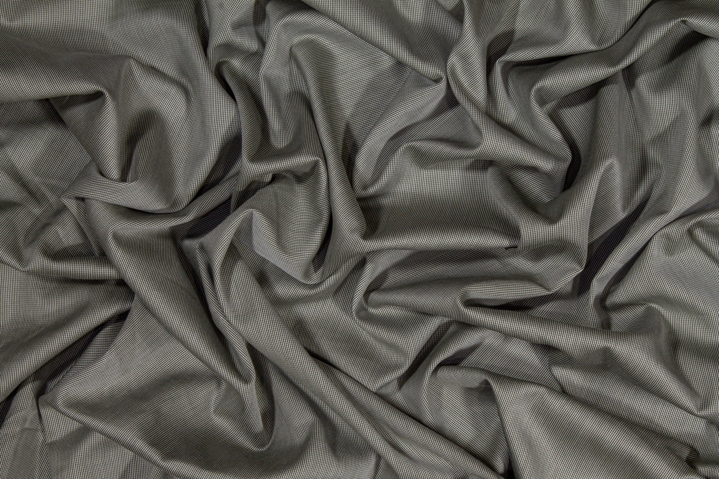 Pin Striped Cotton Shirting - Khaki Green - Prime Fabrics