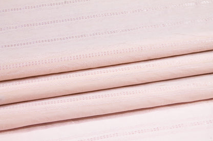 Striped Poly Cotton Voile - Pink - Prime Fabrics