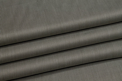 Pin Striped Cotton Shirting - Khaki Green - Prime Fabrics