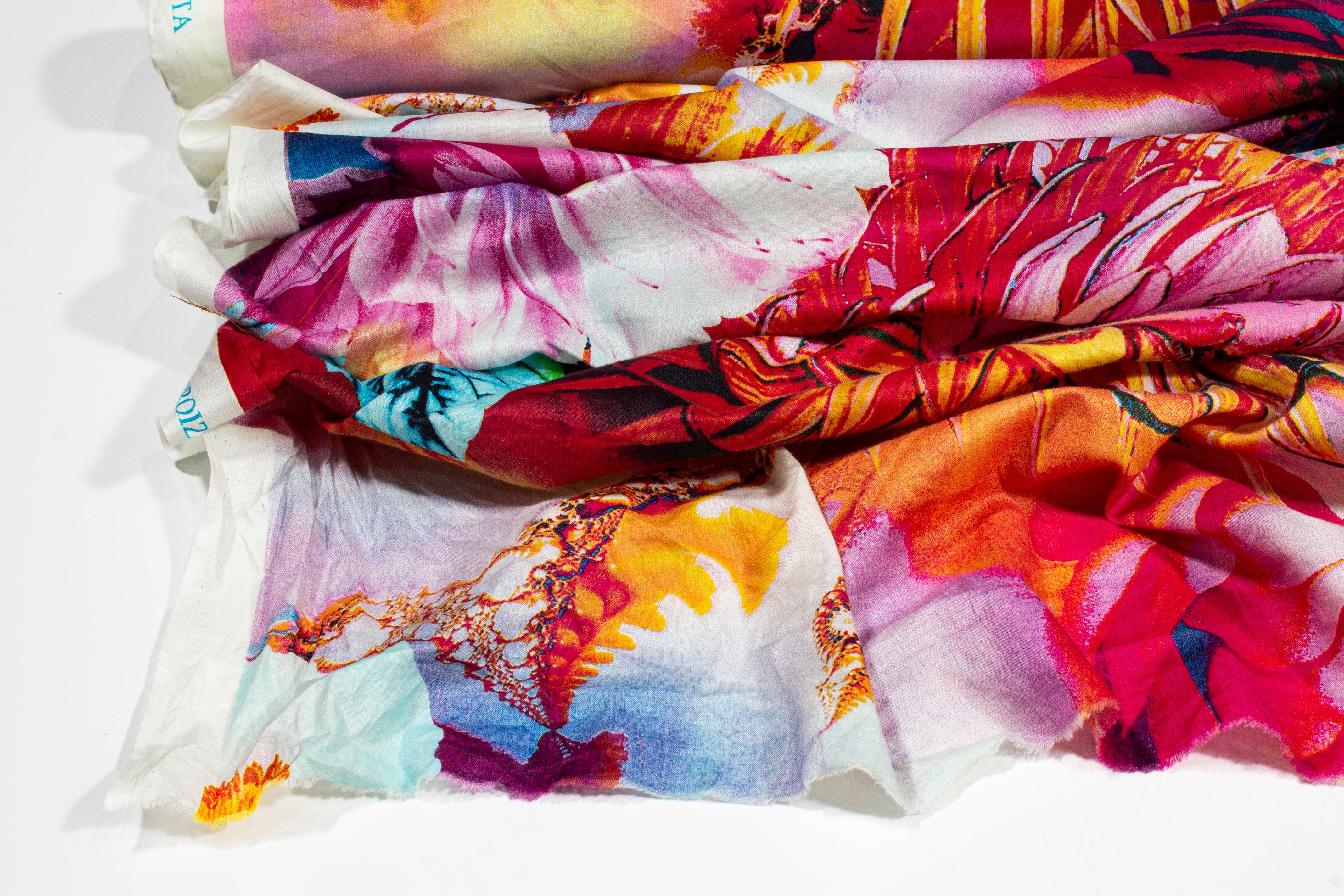 Floral Cotton Voile - Multicolor - Prime Fabrics