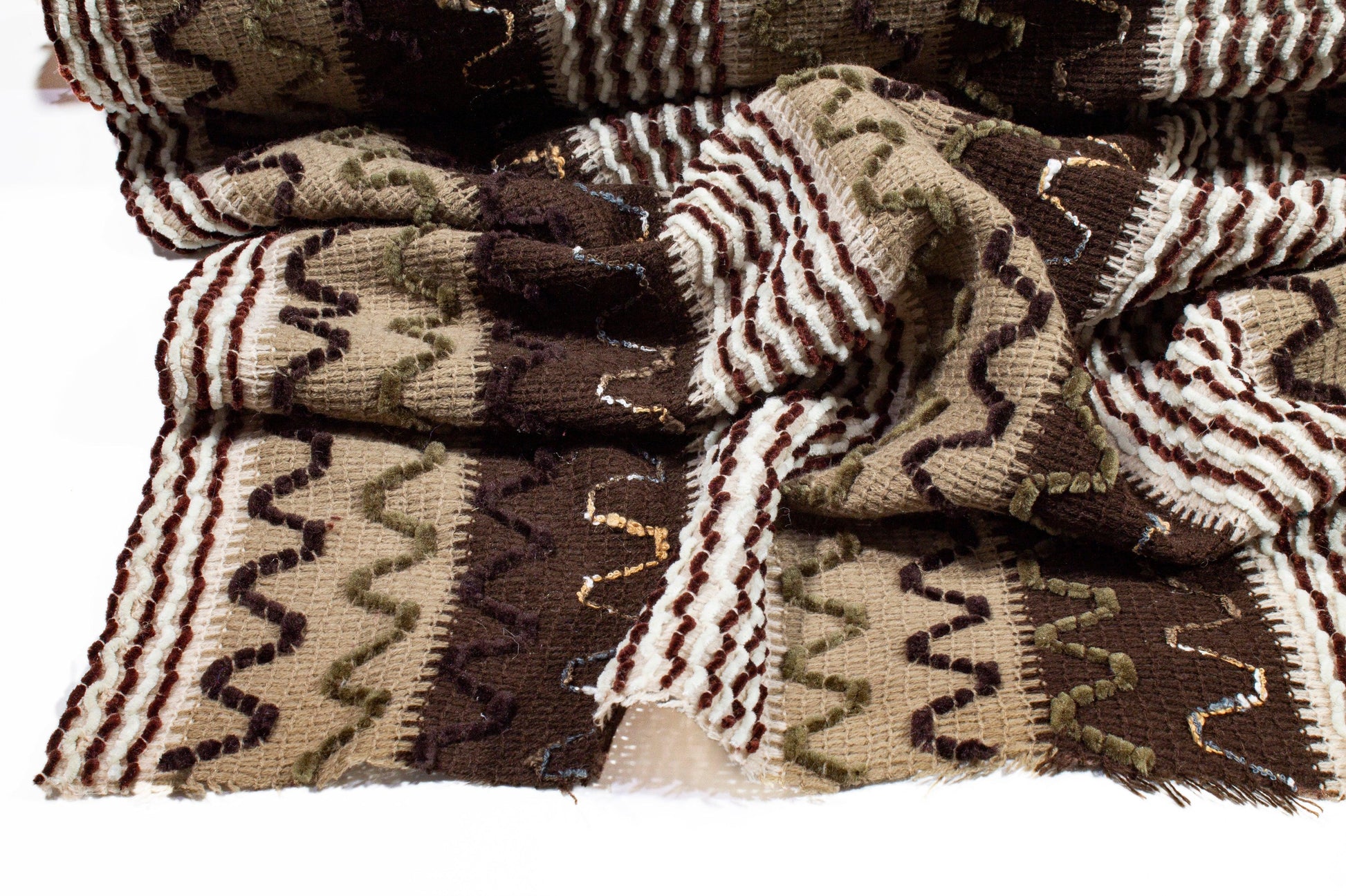Brown Polyester Knit - Prime Fabrics