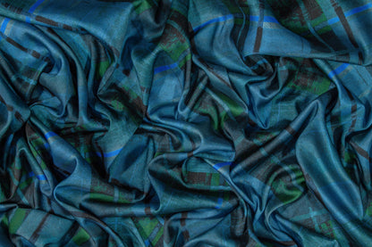 Italian Charmeuse - Ocean Blue - Prime Fabrics