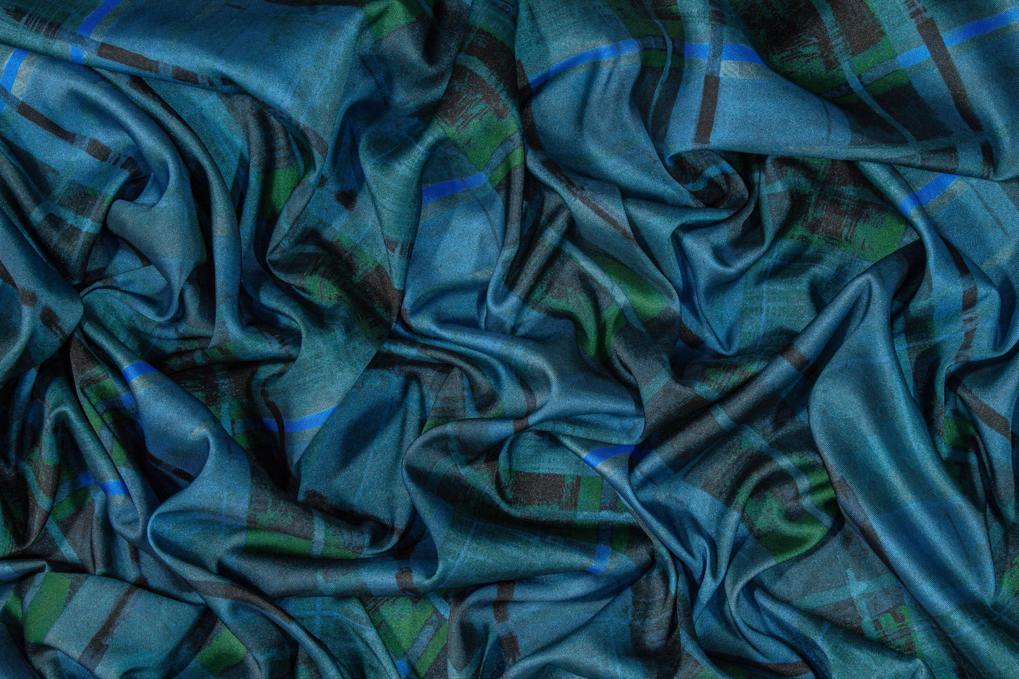 Italian Charmeuse - Ocean Blue - Prime Fabrics