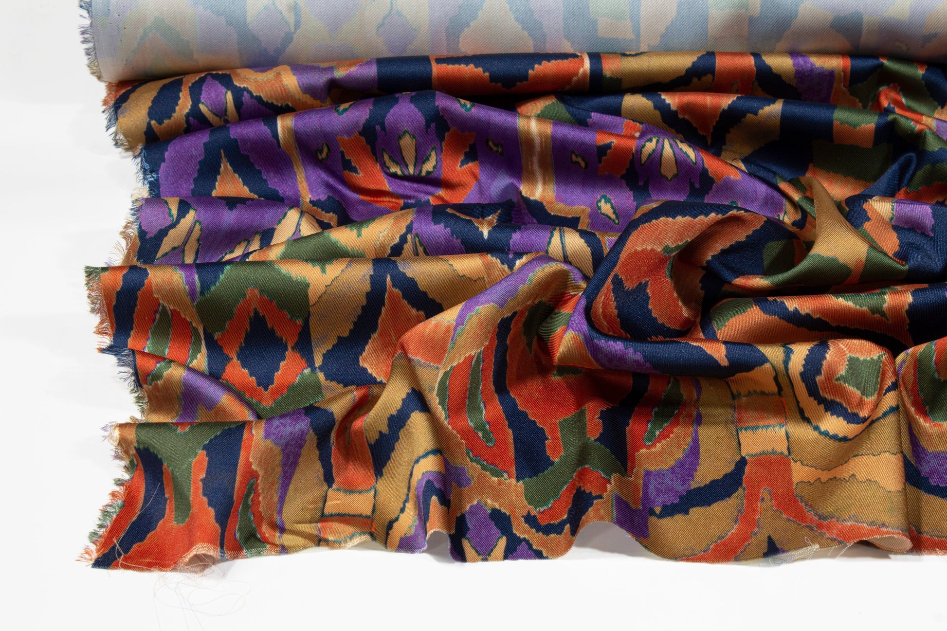 Multicolor Italian Acetate Charmeuse - Prime Fabrics