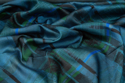 Italian Charmeuse - Ocean Blue - Prime Fabrics