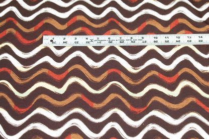 Brown Tone Silk Twill - Prime Fabrics