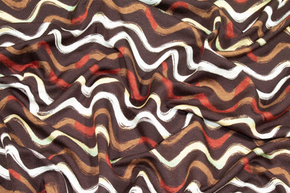 Brown Tone Silk Twill - Prime Fabrics