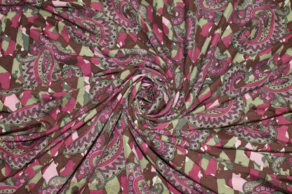 Multicolor Paisley Silk - Prime Fabrics