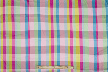 Check Cotton Shirting - Multicolor - Prime Fabrics